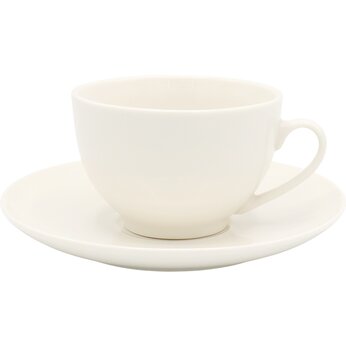 Чашка с блюдцем "Swan" белый
