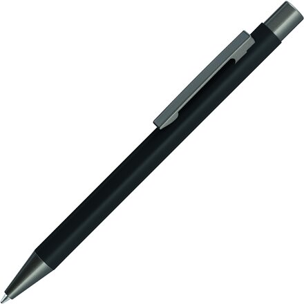 Ручка шариковая автоматическая "Straight M" черный/антрацит