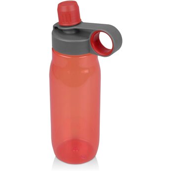 Бутылка для воды "Stayer" прозрачный красный/серый