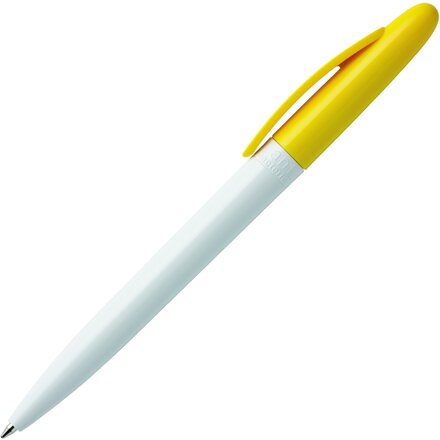 Ручка шариковая автоматическая "IG2-BC" белый/желтый