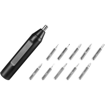 Отвертка "Drill" 10-в-1, черный