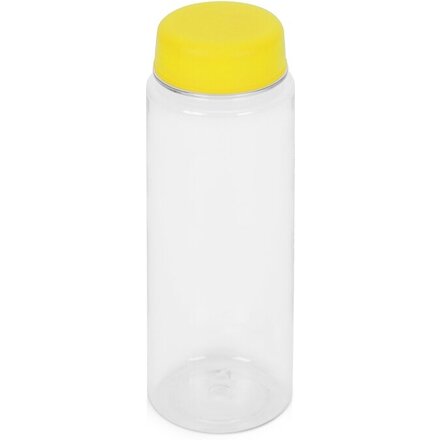 Бутылка для воды "Candy" прозрачный/желтый