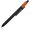 Ручка шариковая автоматическая "Kiwu" черный/темно-оранжевый