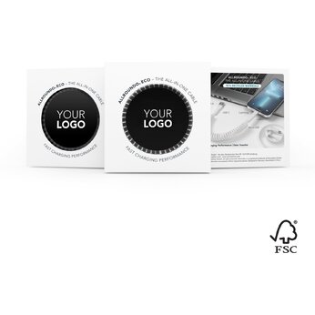 Кабель USB для зарядки устройств "Allroundo eco" 6в1, белый