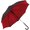 Зонт-трость "Doubly" черный/красный