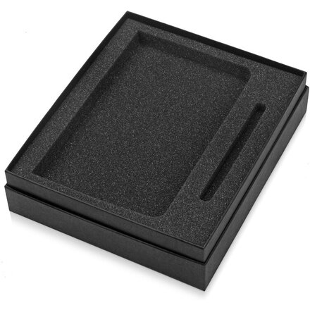 Коробка подарочная под ручку и блокнот A5 "Smooth L" 23,5*20*6 см, черный