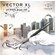 Ручка-роллер Parker Vector XL Black CT, стержень: F, цвет чернил:black, в подарочной упаковке