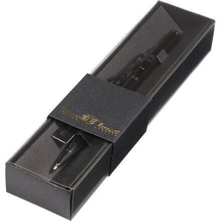 Ручка шариковая автоматическая "Palermo", вороненая сталь