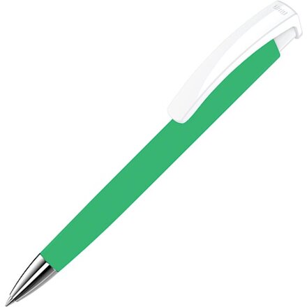 Ручка шариковая автоматическая "Trinity KG SI GUM" софт-тач, темно-зеленый