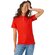 Рубашка-поло женская "Boston 2.0" 180, L, красный