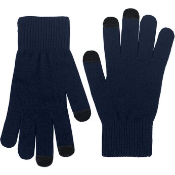 Перчатки для сенсорного экрана "Reach" темно-синий