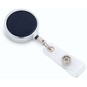 Ретрактор металлический "Favor", темно-синий