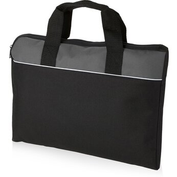 Сумка для документов "Tampa" черный/темно-серый