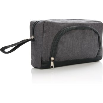 Косметичка "Basic" серый/черный