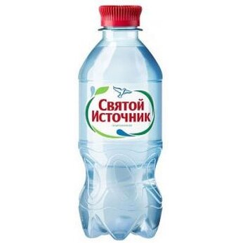 Вода питьевая "Святой Источник" газированная 0,33л.