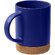 Кружка 450 мл с пробковым дном "Корк & Бон", глубокий синий