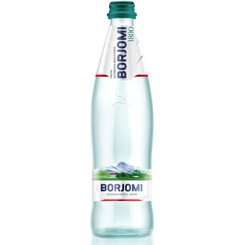 Вода минеральная "Borjomi" газированная, 0,5 л