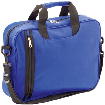 Сумка-кейс для документов "AMAZON" на ремне, синий/черный