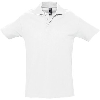 Рубашка-поло мужская "Spring" 210, S, белый