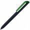 Ручка шариковая автоматическая "Flow Pure GOM K" софт-тач, черный/зеленый