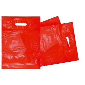Пакет ПВД 40*50 см, красный
