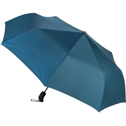 Зонт-полуавтомат Roof с куполом из переработанного пластика, морская волна 3025C
