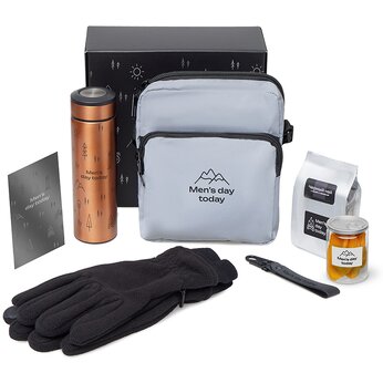 Подарочный набор «Re:m. Step»  с термосом, перчатками и сумкой