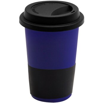 Кружка "Magic To Go" софт-тач, темно-синий/черный