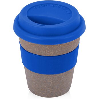 Стакан "Cafe" серо-коричневый/синий