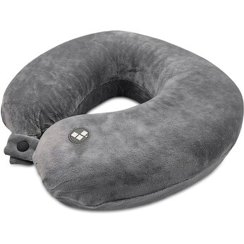 Подушка для путешествий с эффектом памяти Мемо "Drowsy" Grey