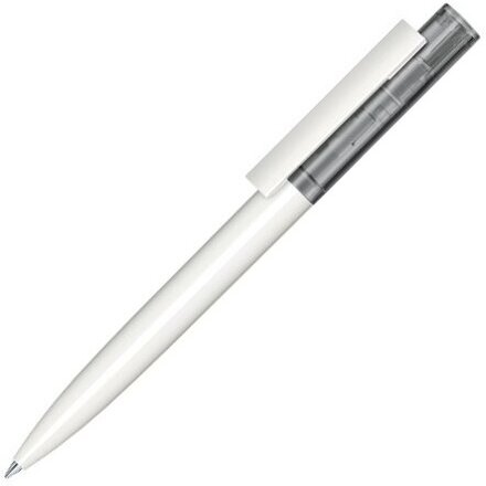 Ручка шариковая автоматическая "Headliner Clear Basic" белый/серый