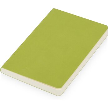 Блокнот "Softy 2.0", гибкая обложка A6, 80 листов, зеленое яблоко, размер А6