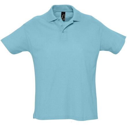 Рубашка-поло мужская "Summer II" 170, XS, лазурный