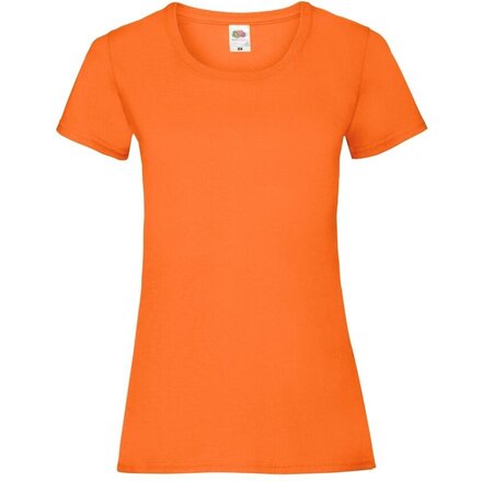 Футболка женская "Lady Fit Valueweight" 165, S, оранжевый