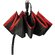 Зонт складной "Gear red" черный/красный