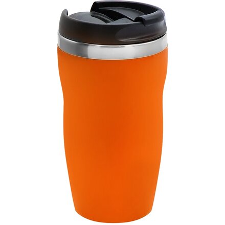 Кружка термическая "Laim", оранжевый/черный/серебристый