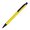 Ручка шариковая автоматическая "Quebec" желтый/черный