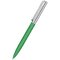 Ручка шариковая автоматическая "Bright Gum" софт-тач, темно-зеленый/серебристый