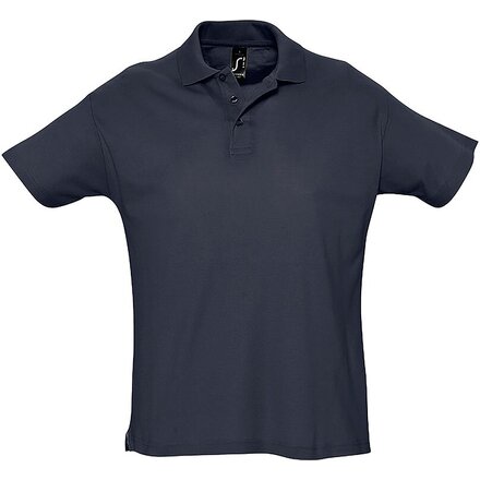 Рубашка-поло мужская "Summer II" 170, L, темно-синий