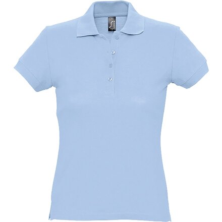 Рубашка-поло "Passion" 170, M, небесно-голубой
