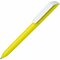 Ручка шариковая автоматическая "Flow Pure MATT CB" желтый/белый