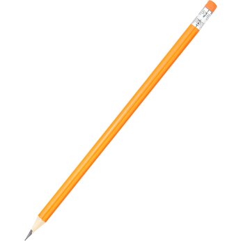 Карандаш простой "Largo" HB, оранжевый
