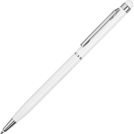 Ручка шариковая автоматическая "Jucy" белый/серебристый