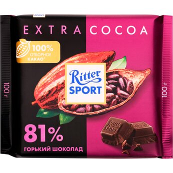 Шоколад горький "Ritter Sport" 100 г