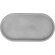 Набор свечей на подставке "Posh" 3 шт, белый/серый