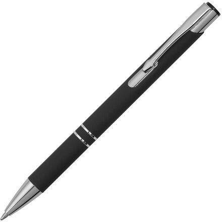 Ручка шариковая автоматическая "Legend Gum" черный/серебристый