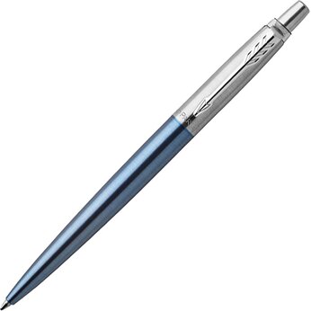 Шариковая ручка Parker Jotter Essential, голубой/серебристый