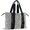 Сумка-шоппер женская BUGATTI Ambra, серо-черный цвет, хлопок/полиэстер, 45х10х34 см