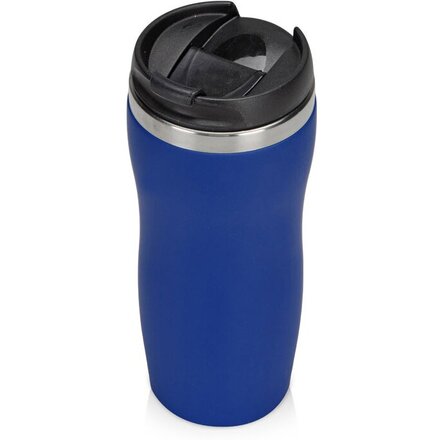 Кружка термическая "Double wall mug С1" синий/черный