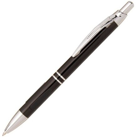 Ручка шариковая автоматическая "Lucerne" черный/серебристый